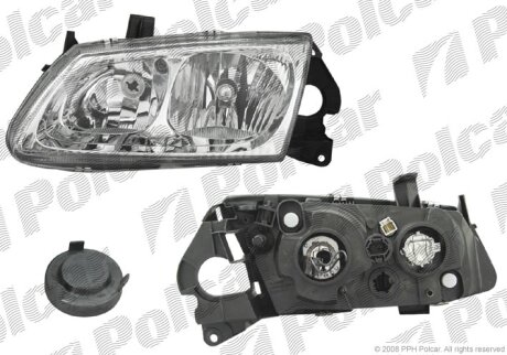 Фара основна, NISSAN ALMERA, 00- Polcar 275509E