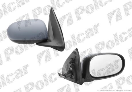 Дзеркало зовнішнє правий, NISSAN ALMERA,00- Polcar 2755522M