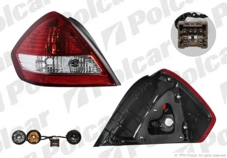115-1923R-U, 26550-ED925 ФОНАРЬ ЗАДНИЙ R Polcar 2758881E