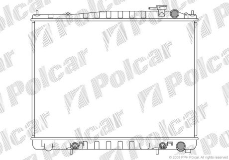 Радіатор охолодження, PATHFINDER II (R50), Polcar 2769083