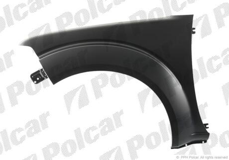 Крило переднє праве Nissan NAVARA / PATHFINDER, 2004- Polcar 278202