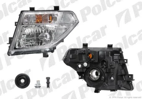 Фара основна, NAVARA/PATHFIND.,04- Polcar 278209E