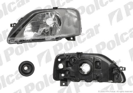 Фара основна, DACIA LOGAN, -09 Polcar 2800102E