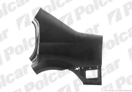 Крило заднє лівий Polcar 2800831