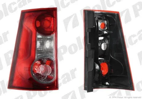 Ліхтар задній, DACIA LOGAN, -09 Polcar 2800876E