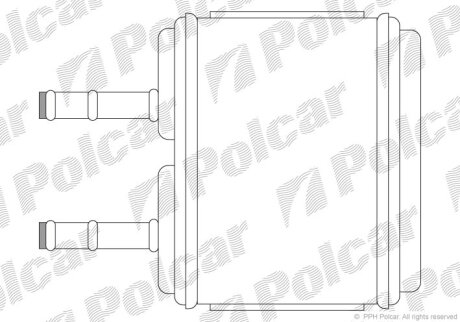 Радіатор обігріву, TICO Polcar 2901N81