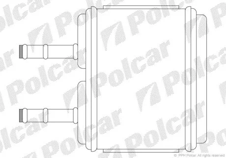 Радіатор обігріву, TICO Polcar 2901N81