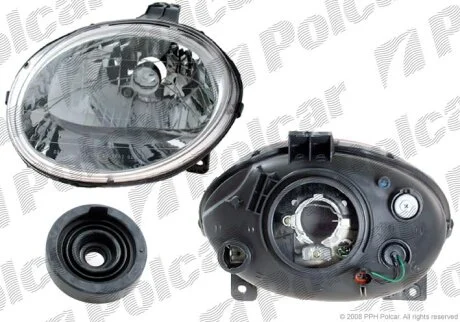 Фара основна, DAEWOO MATIZ Polcar 2902103E
