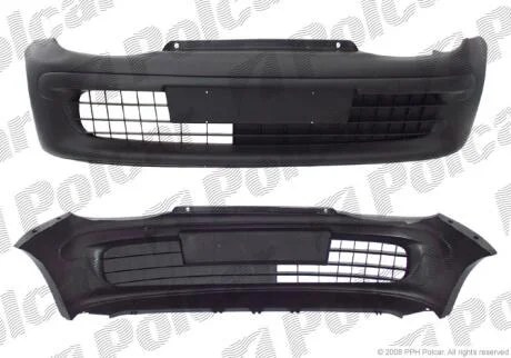 Бампер передній FIAT SEICENTO, 98-10 Polcar 300207