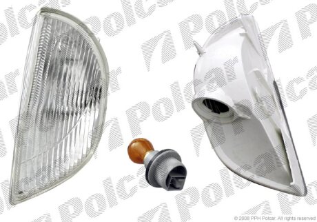 Вказівник повороту передній, FIAT SEICENTO, 98-10 Polcar 3002191C