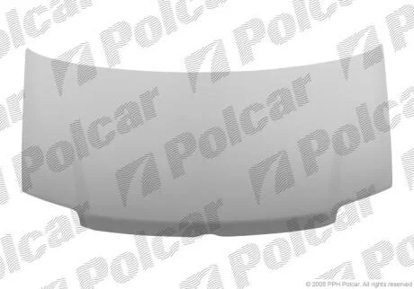Капот FIAT PANDA 03- Polcar 300303