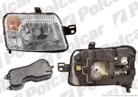 Фара основна FIAT PANDA, 03- Polcar 300309U
