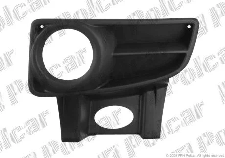 Решітка в бампері лівий FIAT PANDA 03- Polcar 3003273