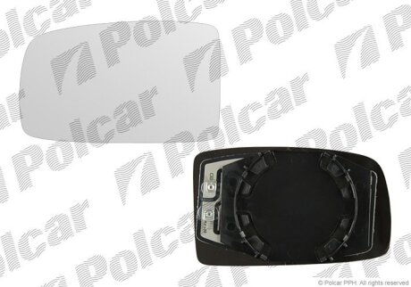 Вставка зовнішнього дзеркала правий FIAT PANDA, 03- Polcar 3003555M