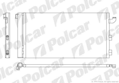 Радіатори кондиціонера Polcar 3003K8C2