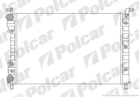 Радіатори охолодження Polcar 300508A2