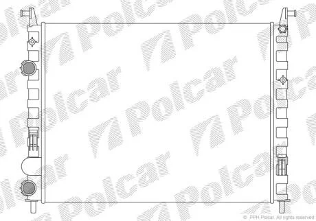Радіатори охолодження Polcar 300508A5
