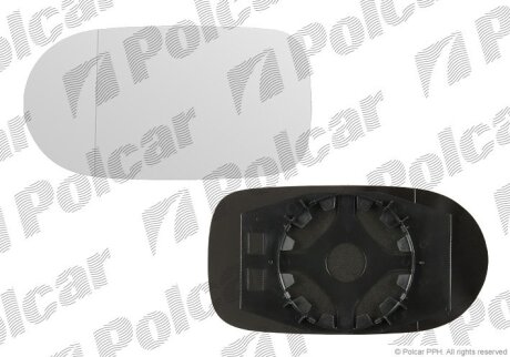 Вставка зовнішнього дзеркала лівий=правий, F.ALBEA/PALIO W.,02- Polcar 3006541M