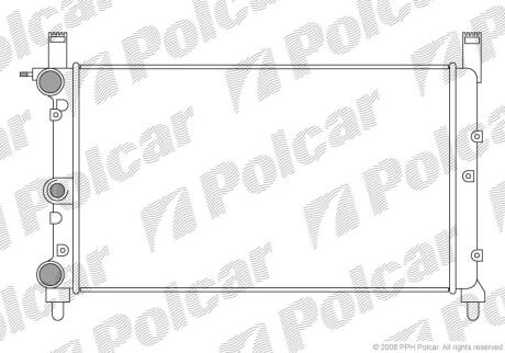 Радіатори охолодження Polcar 3016081