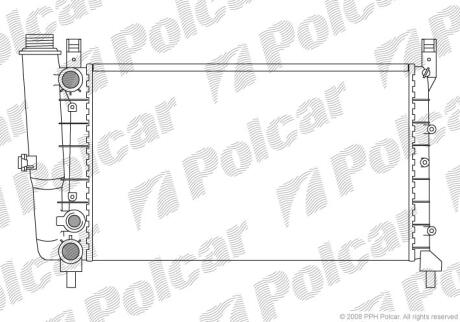 Радіатори охолодження Polcar 3016082