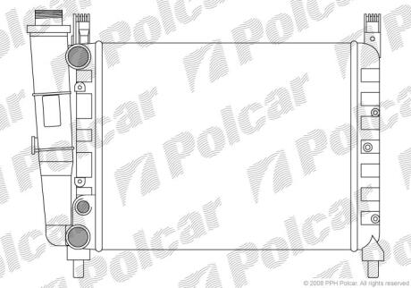 Радіатори охолодження Polcar 3016085
