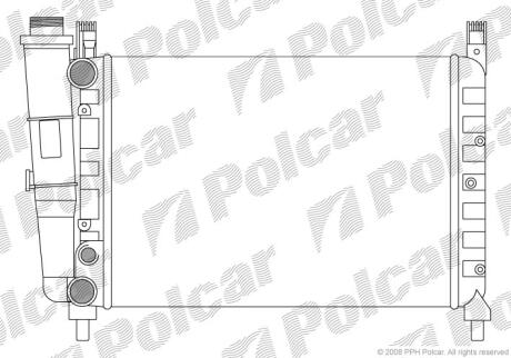Радіатори охолодження Polcar 3016087