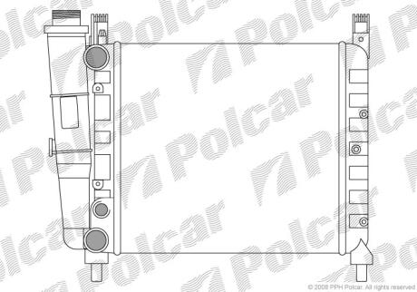 Радіатори охолодження Polcar 3016089