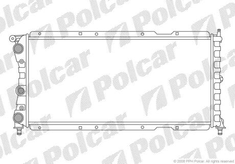 Радіатори охолодження Polcar 301708A5