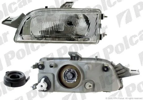 Фара основна, FIAT PUNTO I, -09.99 Polcar 3017091E