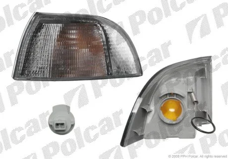 Вказівник повороту передній, FIAT PUNTO I, -09.99 Polcar 3017202E