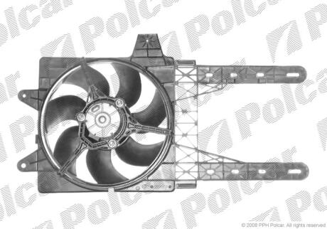 Вентилятори з корпусом / кронштейном Polcar 301723W2