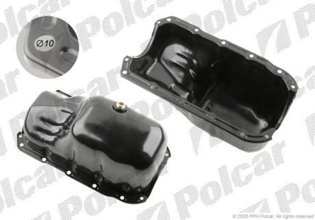 Піддон масляний двигуна Fiat Doblo 1.3mjtd 16v 93-98 Polcar 3017MO2