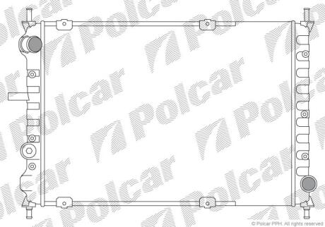 Радіатори охолодження Polcar 301808A2