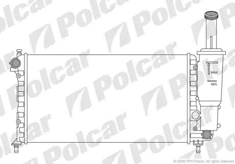 Радіатори охолодження Polcar 3022086