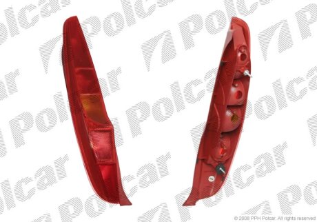 Ліхтар задній, FIAT PUNTO II 10.99- Polcar 3022871E
