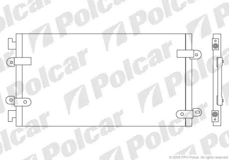 Радіатори кондиціонера Polcar 3022K8C3