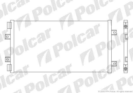 Радіатори кондиціонера Polcar 3022K8C4