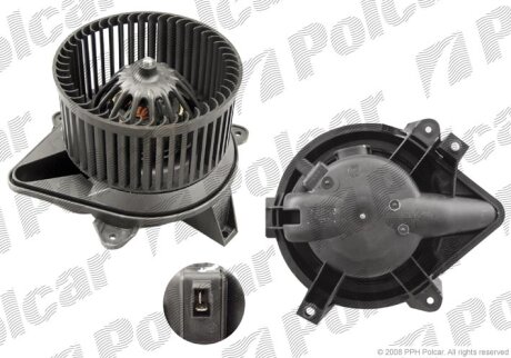Вентилятор кабіни, FIAT PUNTO II 99- Polcar 3022NU1X