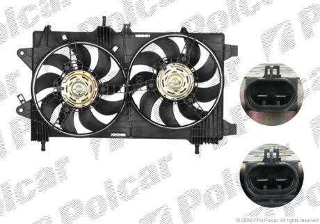 Вентилятори з корпусом / кронштейном Polcar 302323W5
