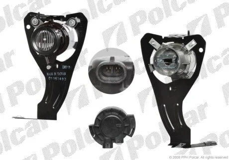 Фара передня, F. PUNTO II FL 9.03- Polcar 302330E