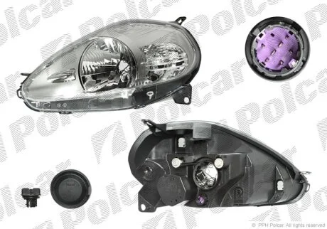 Фара основна PUNTO GRANDE, 06- Polcar 3024093V