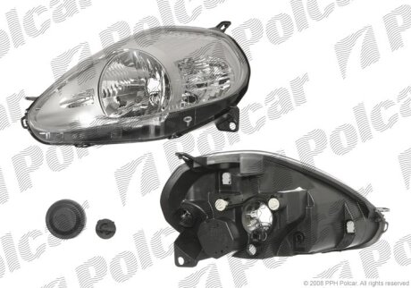 Фара основна, PUNTO GRANDE, 06- Polcar 302409E