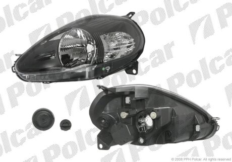 Фара основна, PUNTO GRANDE, 06- Polcar 3024100E