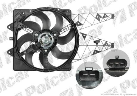 Вентилятори з корпусом / кронштейном Polcar 302423W4