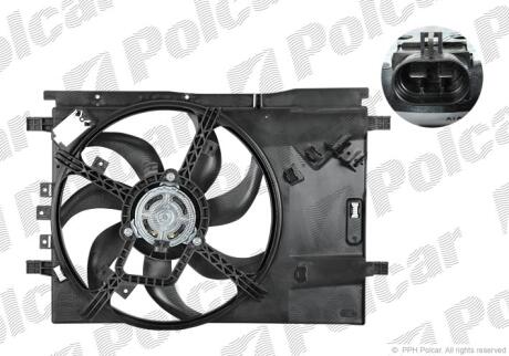 Вентилятори з корпусом / кронштейном Polcar 302423W6