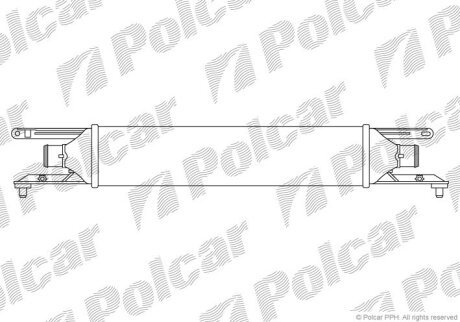 Радіатор повітря (інтеркулери), PUNTO GRANDE 05- Polcar 3024J82
