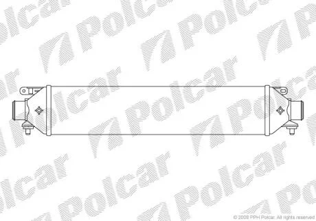 Інтеркулер Fiat Doblo 1.6D/2.0D 10- Polcar 3024J83