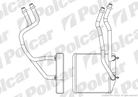 Радіатор обігріву, MITO Polcar 3024N81X
