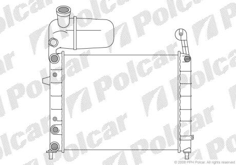 Радіатори охолодження Polcar 3026084