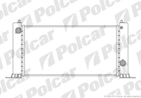 Радіатор охолодження, STILO Polcar 3030081